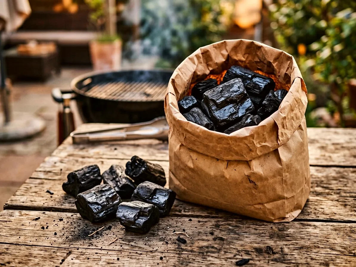 Древесный уголь берёзовый, 10 кг — фото партии